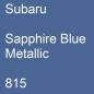 Preview: Subaru, Sapphire Blue Metallic, 815.